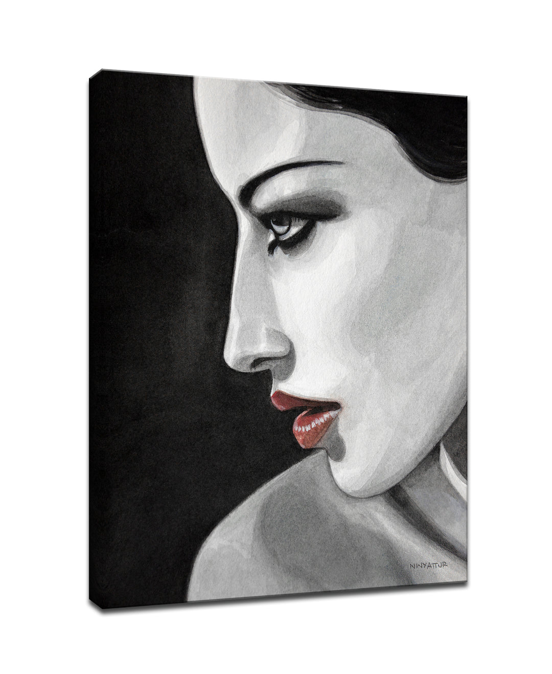 'Allure III' Wrapped Canvas Wall Art