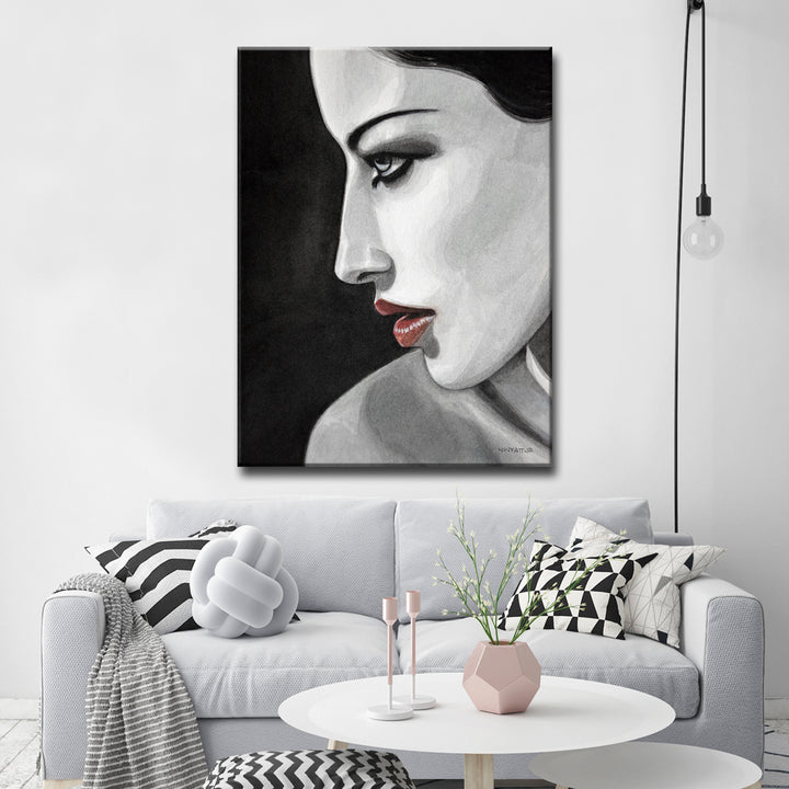 'Allure III' Wrapped Canvas Wall Art