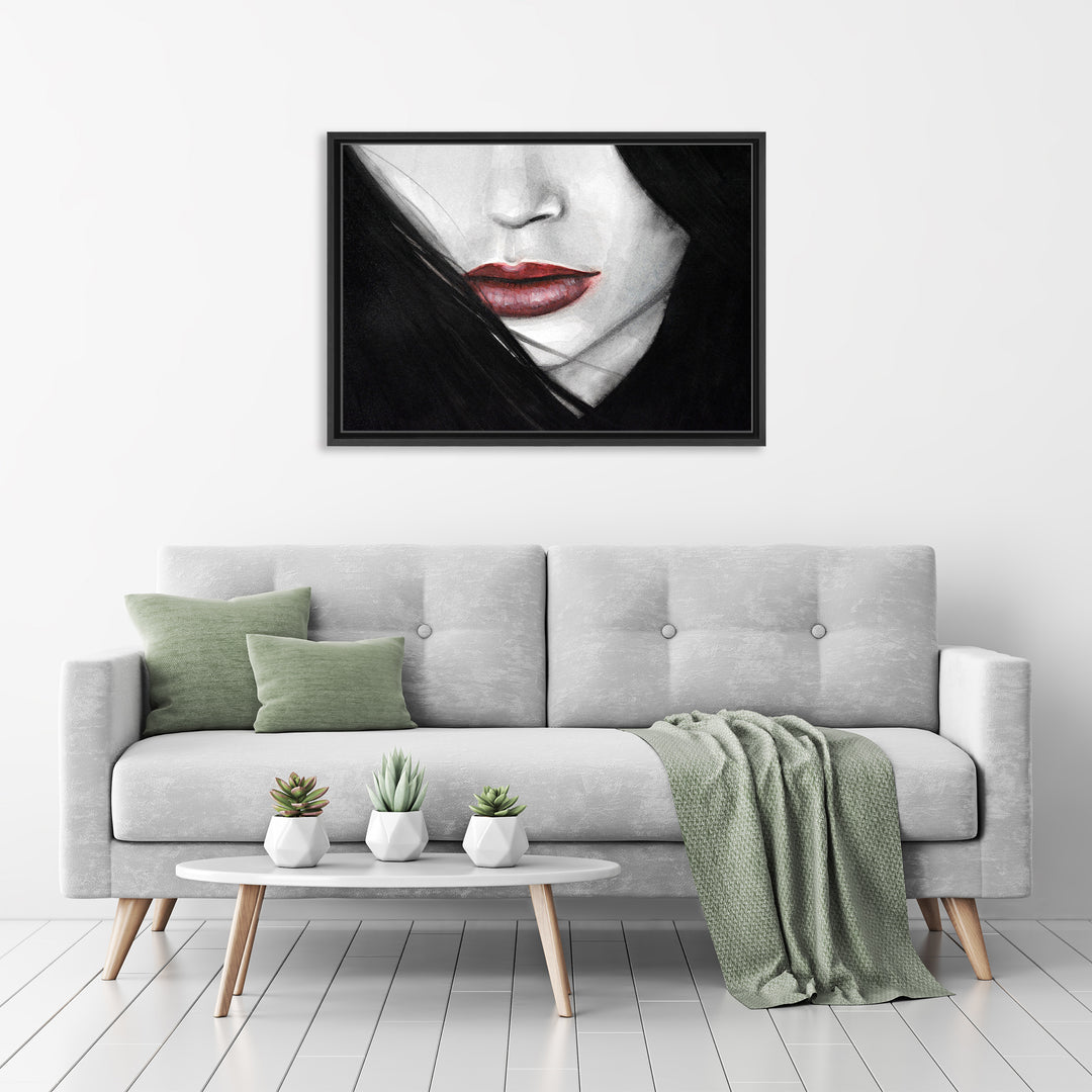 Allure IV Framed Canvas Wall Art
