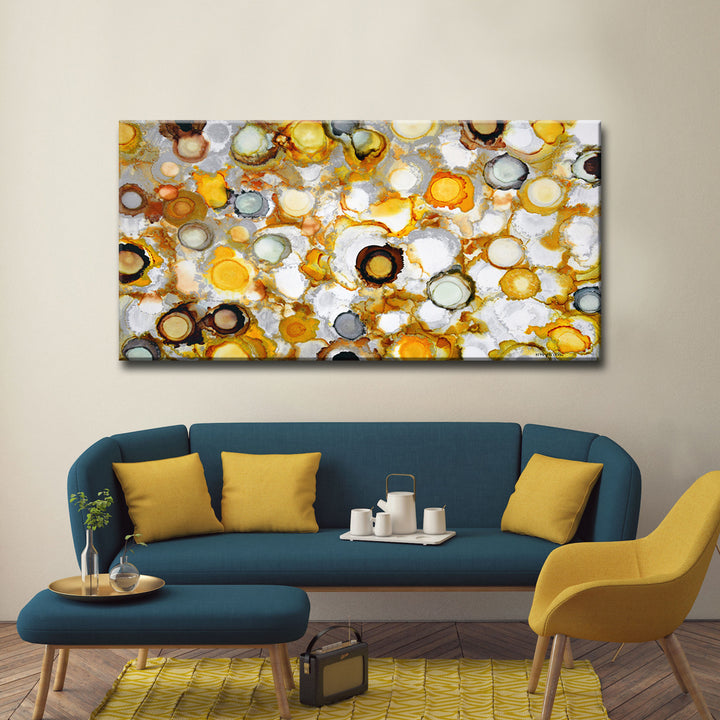 'Sundrops' Wrapped Canvas Wall Art