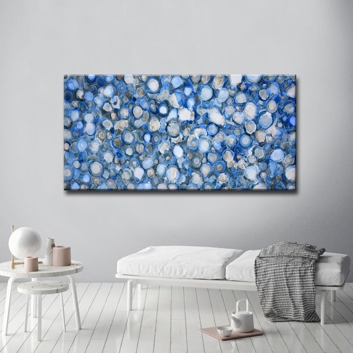 Arctic River Stones' Wrapped Canvas Wall Art