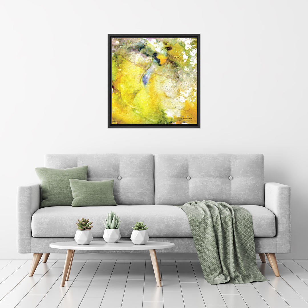 Glimmer I Framed Canvas Wall Art