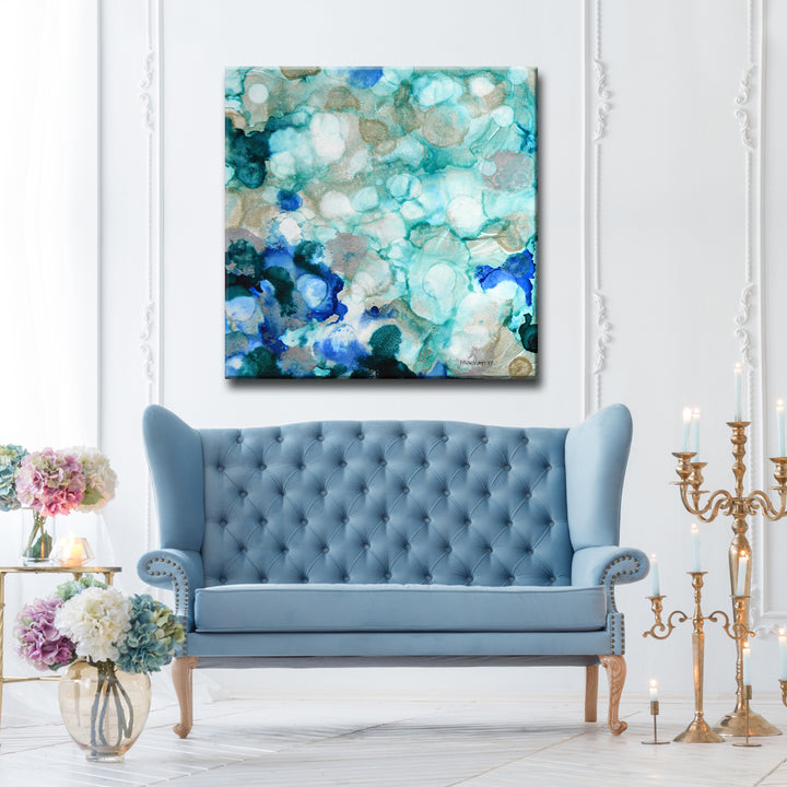 'Mermaid Pearls I' Wrapped Canvas Wall Art