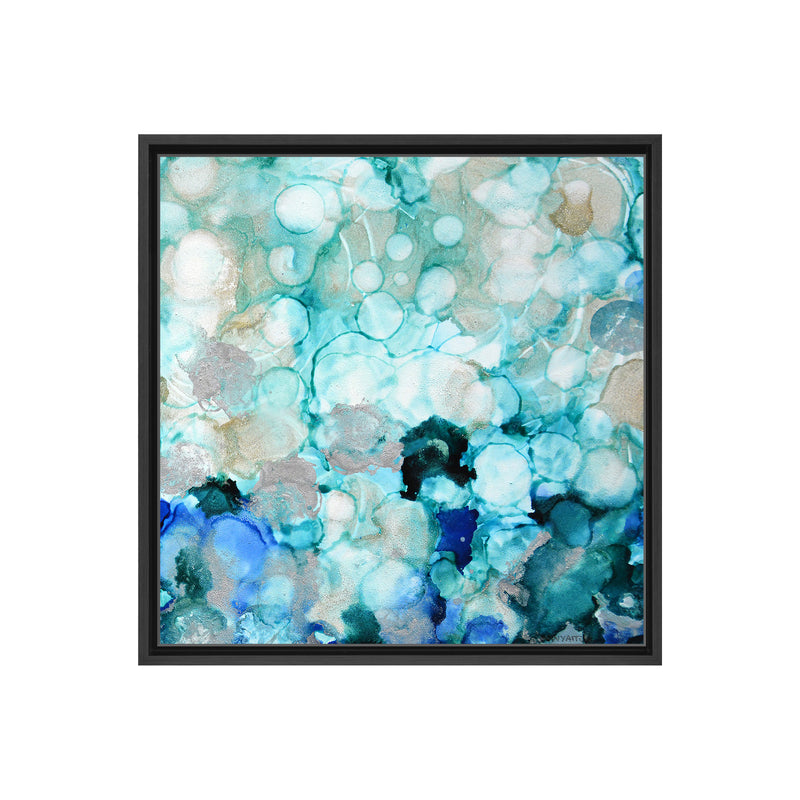 Mermaid Pearls II Framed Canvas Wall Art