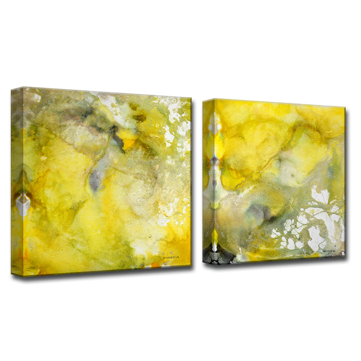Glimmer I/II' Wrapped Canvas Wall Art