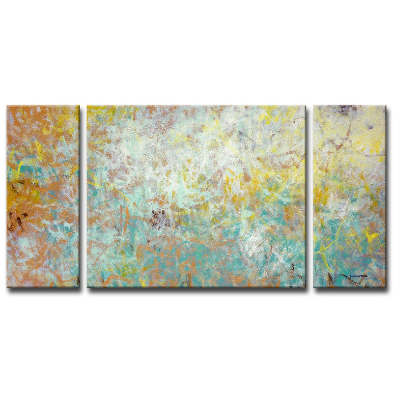 'Uplifted' 3 Piece Wrapped Canvas Wall Art Set