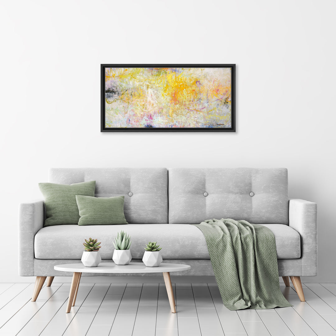 Contentment Framed Canvas Wall Art
