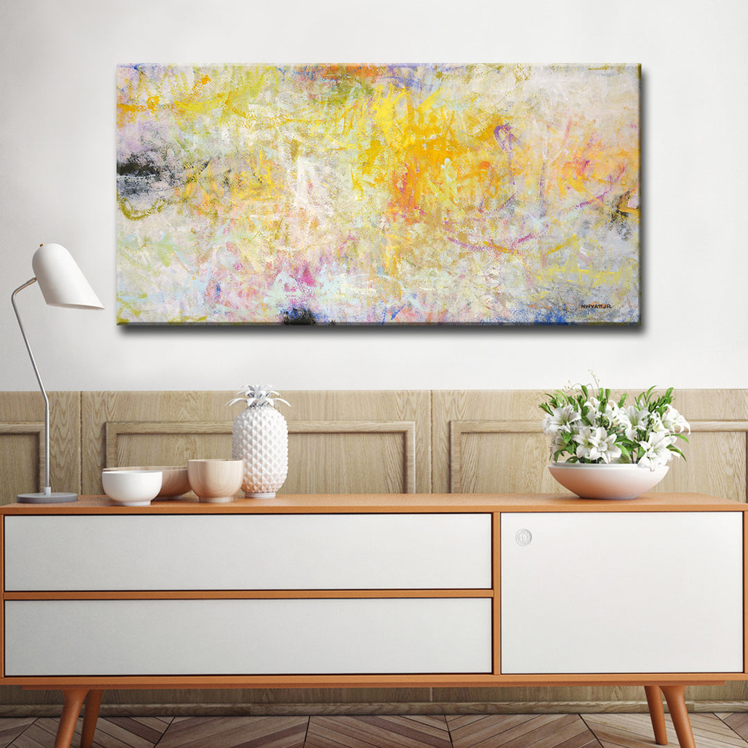 'Contentment' Wrapped Canvas Wall Art