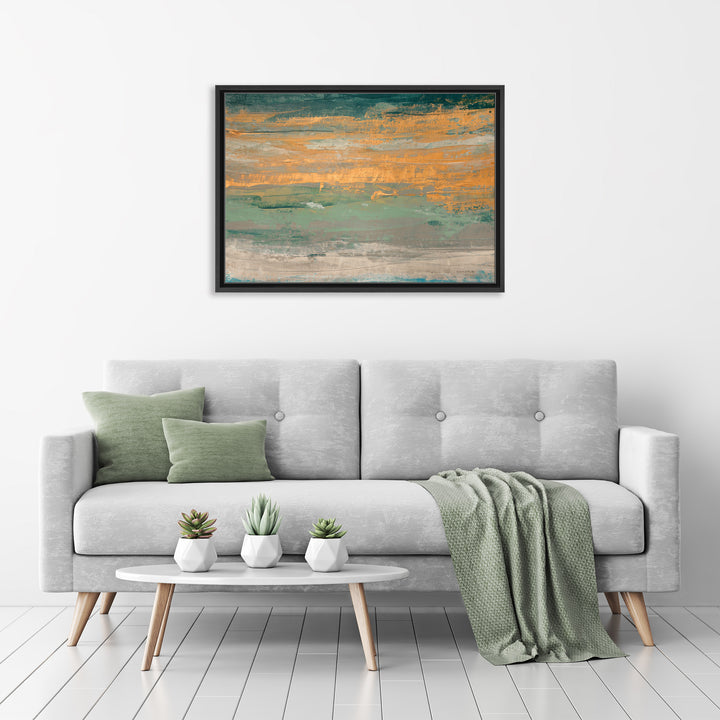 Sparkling Seas II Framed Canvas Wall Art