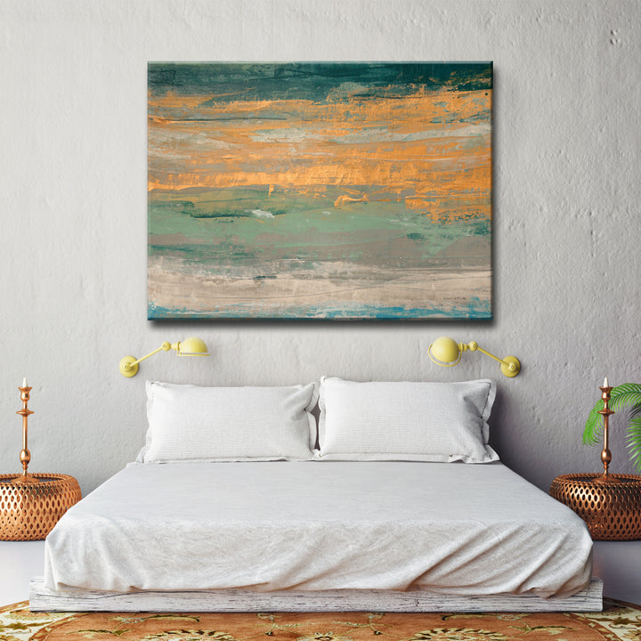 Sparkling Seas II' Wrapped Canvas Wall Art