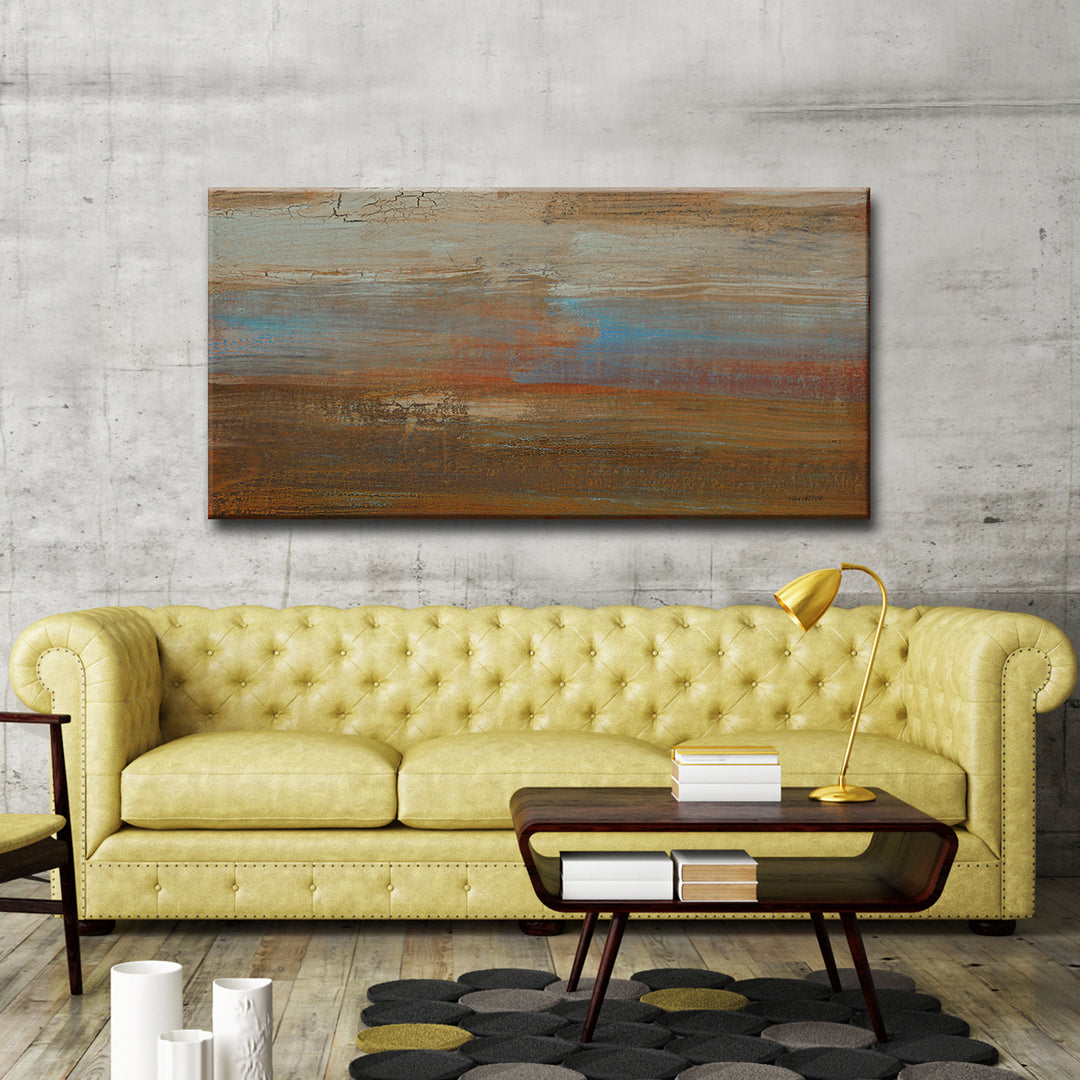 'Canyon Ranch Sunset' Wrapped Canvas Wall Art
