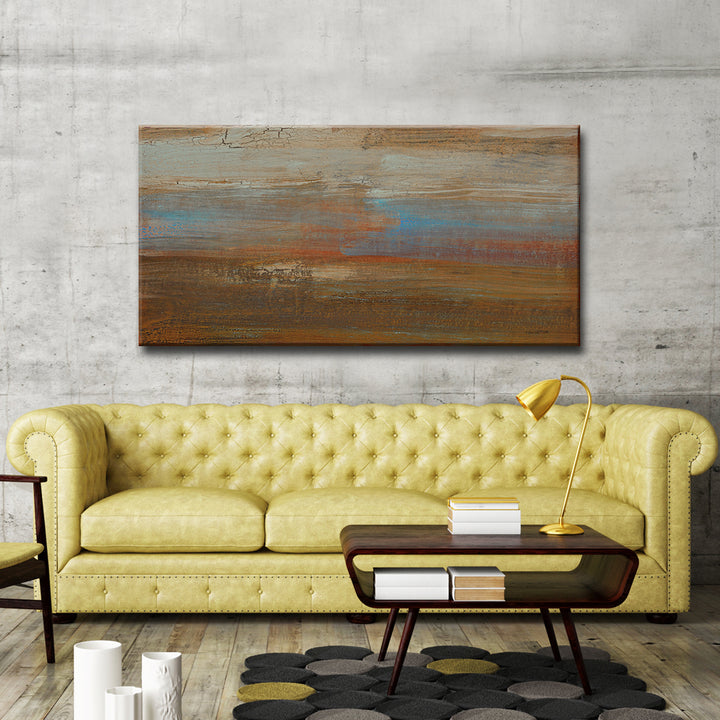 'Canyon Ranch Sunset' Wrapped Canvas Wall Art