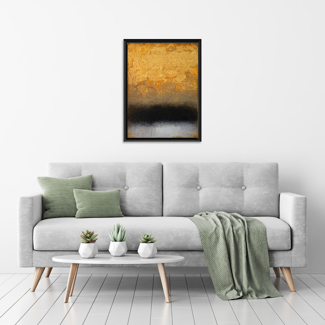 Gilded Skies Framed Canvas Wall Art