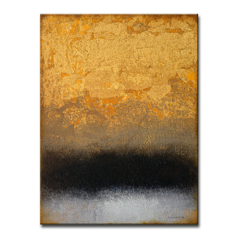Gilded Skies' Wrapped Canvas Wall Art