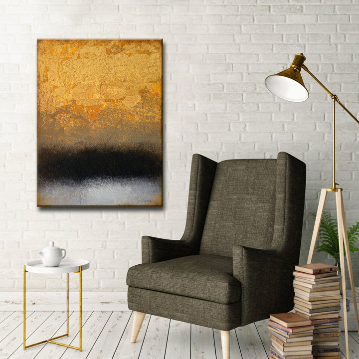Gilded Skies' Wrapped Canvas Wall Art