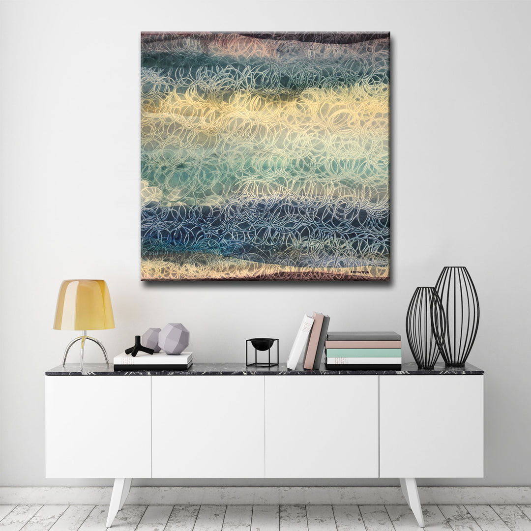 'Sea Levels' Wrapped Canvas Wall Art