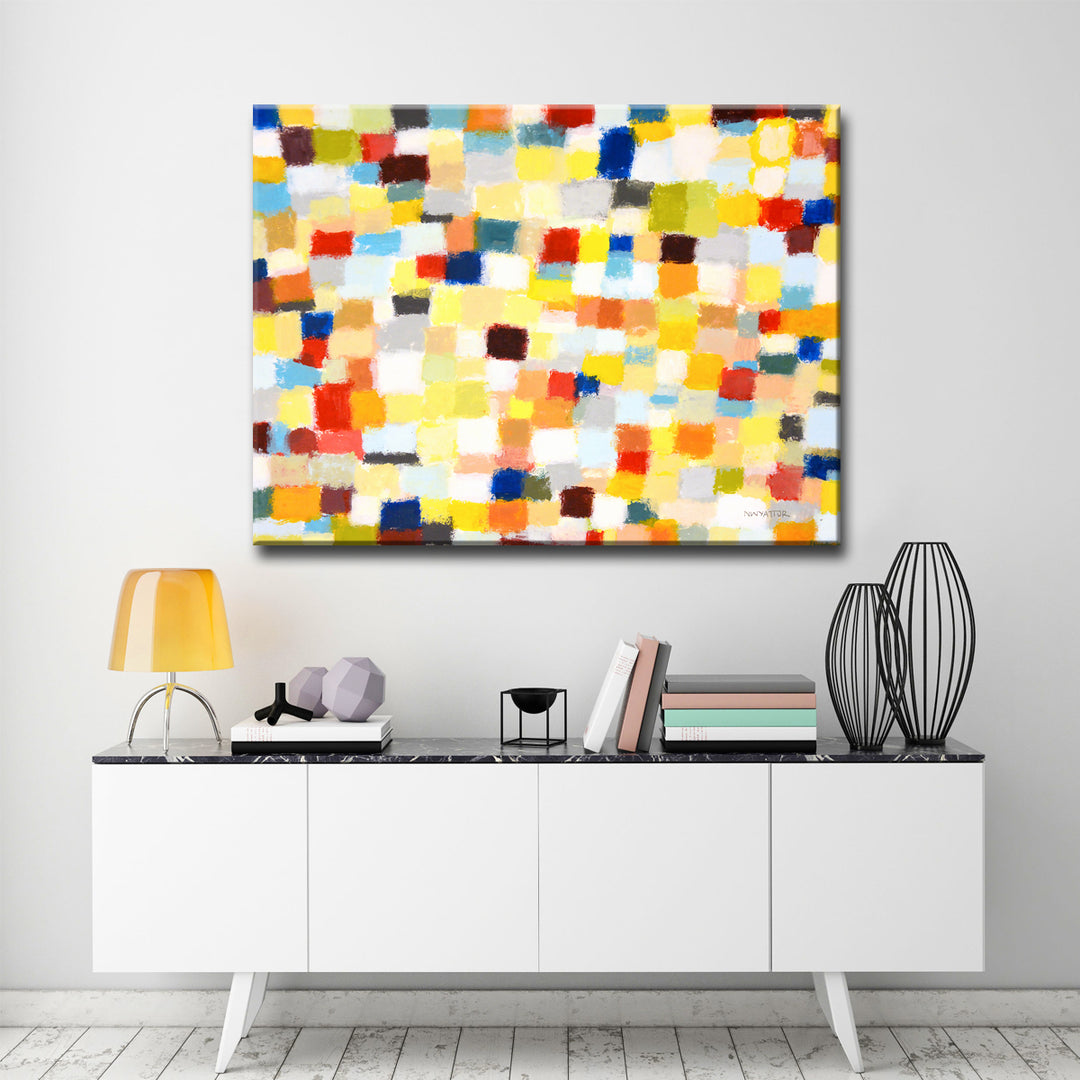 'Vision Quilt' Wrapped Canvas Wall Art