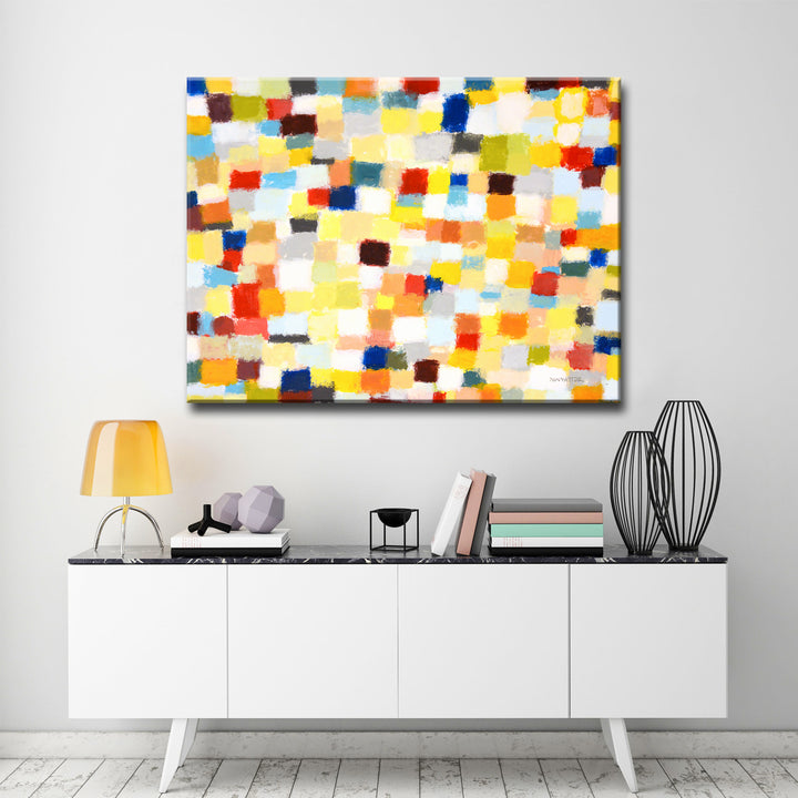 'Vision Quilt' Wrapped Canvas Wall Art