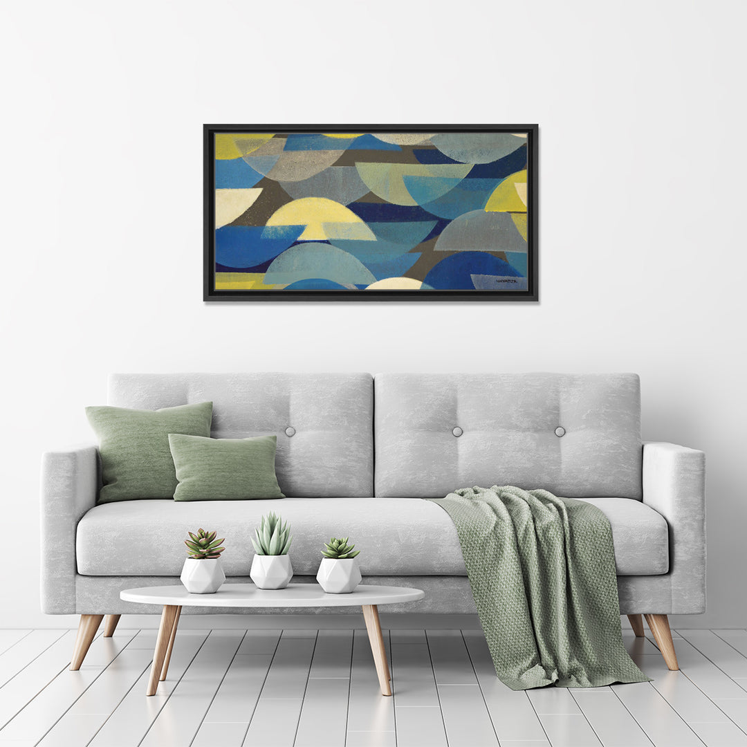 Night Travelers Framed Canvas Wall Art