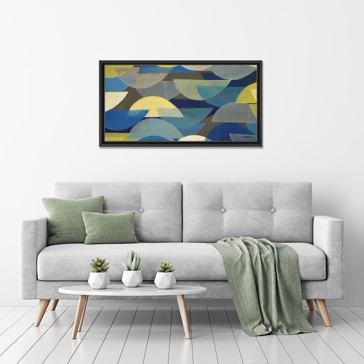 Night Travelers Framed Canvas Wall Art