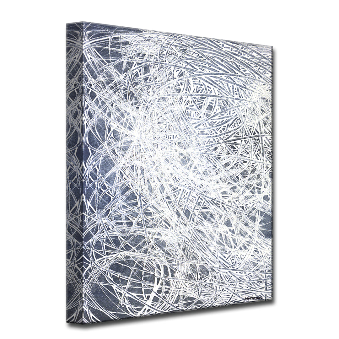 'Denim Threads I' Wrapped Canvas Wall Art