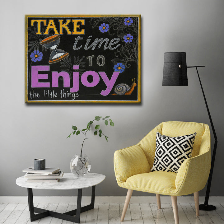 Slate Inspired II' Wrapped Canvas Wall Art