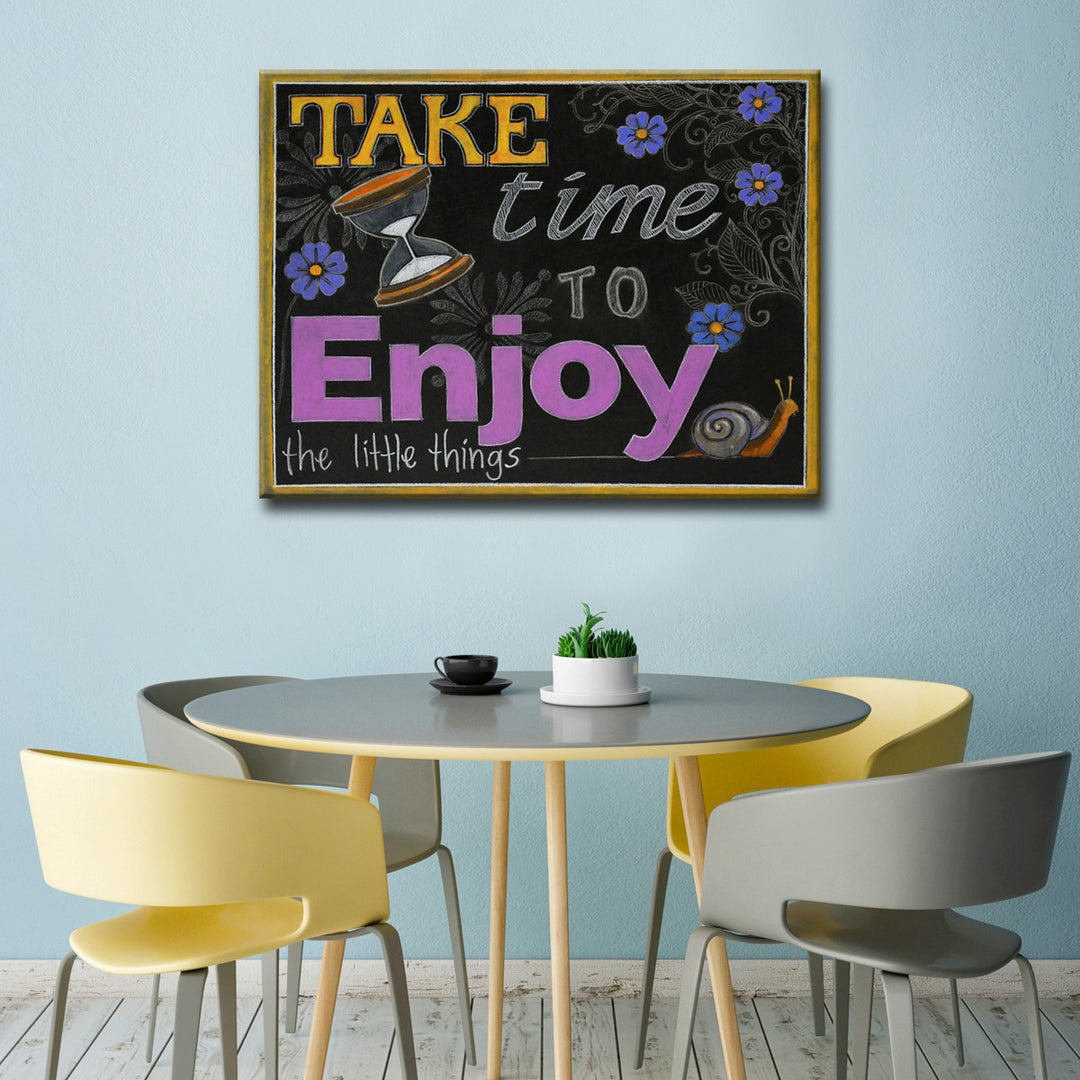 Slate Inspired II' Wrapped Canvas Wall Art