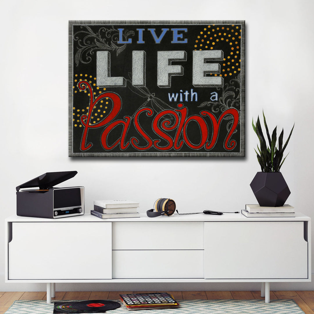 Slate Inspired III' Wrapped Canvas Wall Art