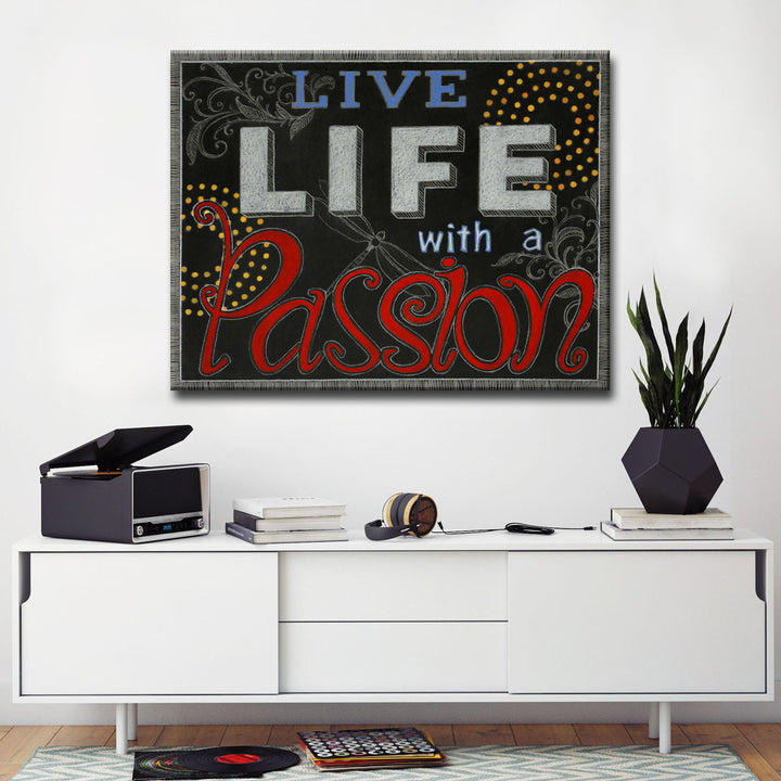 Slate Inspired III' Wrapped Canvas Wall Art