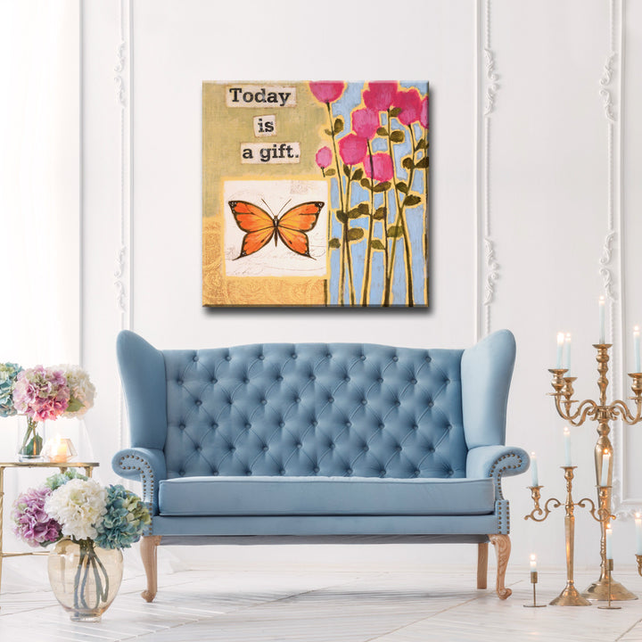 Happy Thoughts I' Wrapped Canvas Wall Art