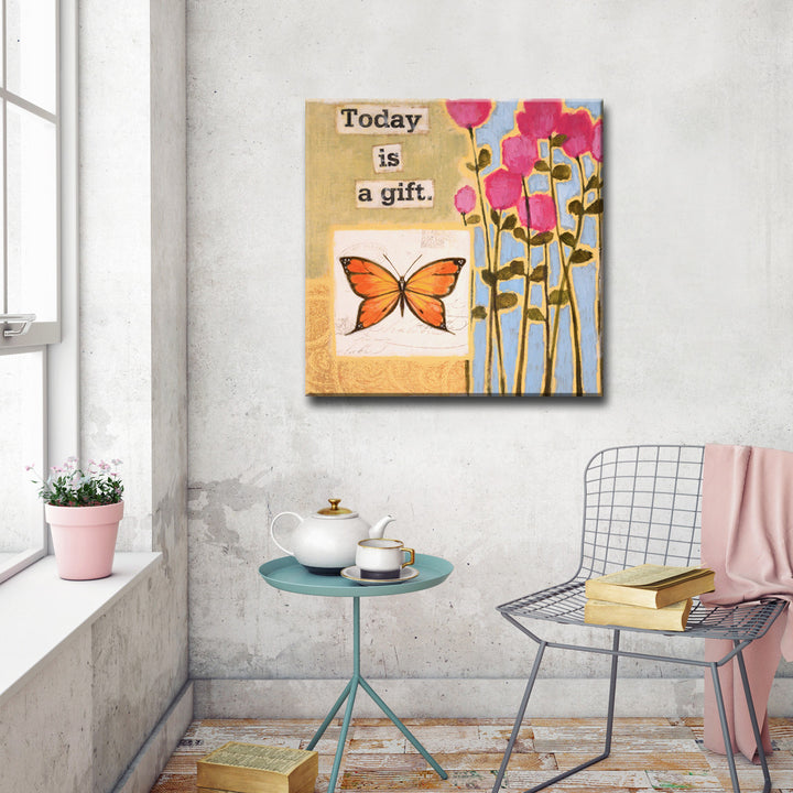 Happy Thoughts I' Wrapped Canvas Wall Art
