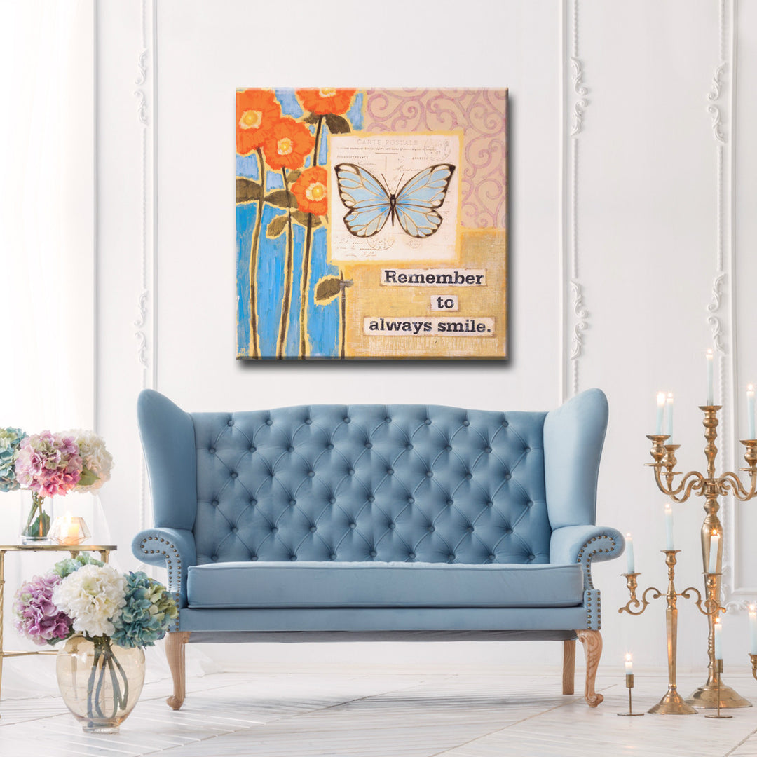 Happy Thoughts II' Wrapped Canvas Wall Art