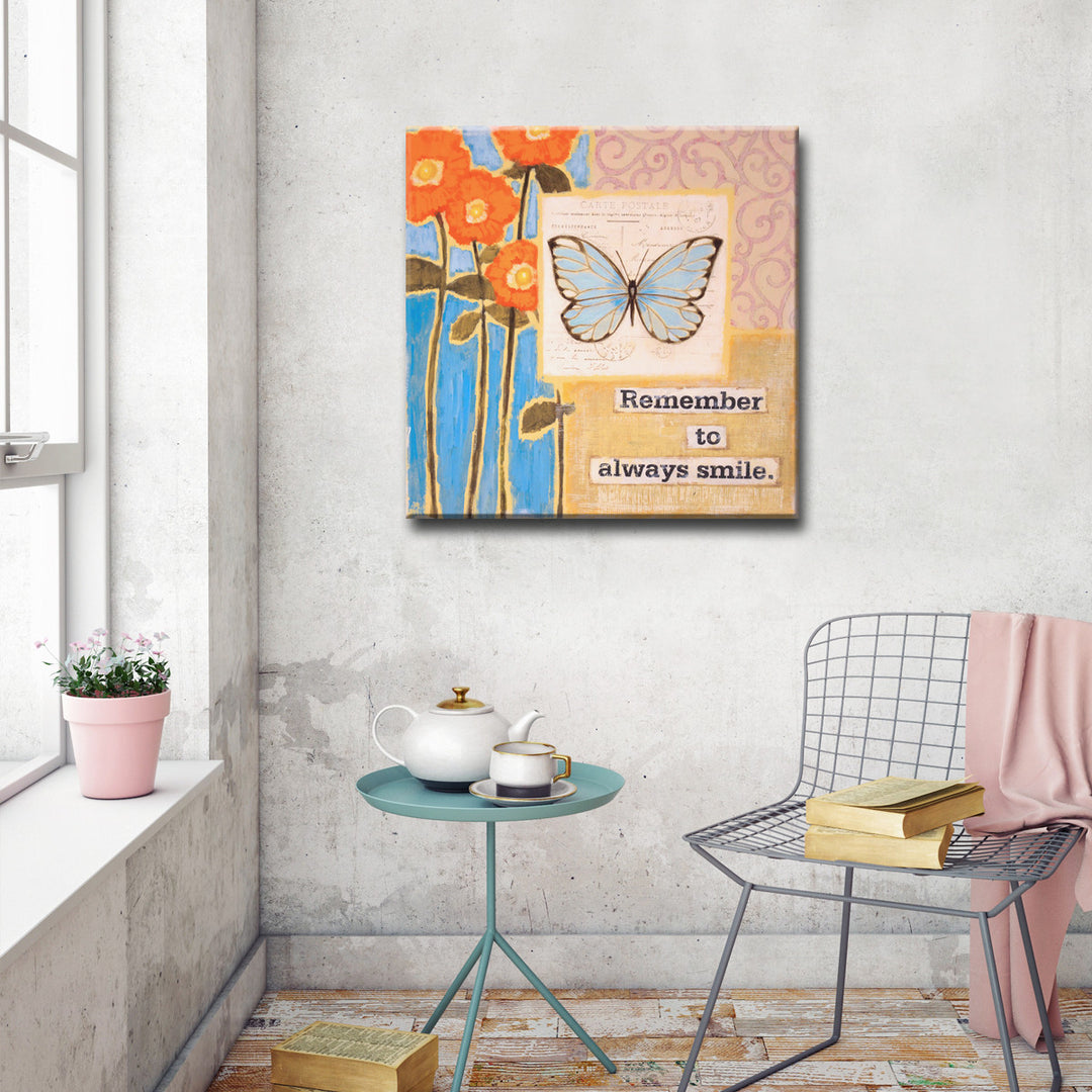 Happy Thoughts II' Wrapped Canvas Wall Art