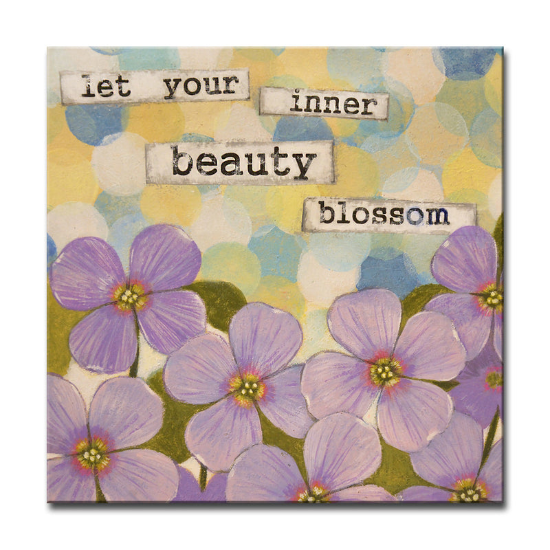 'Affirmation I' Wrapped Canvas Wall Art