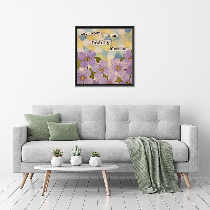 Affirmation I Framed Canvas Wall Art