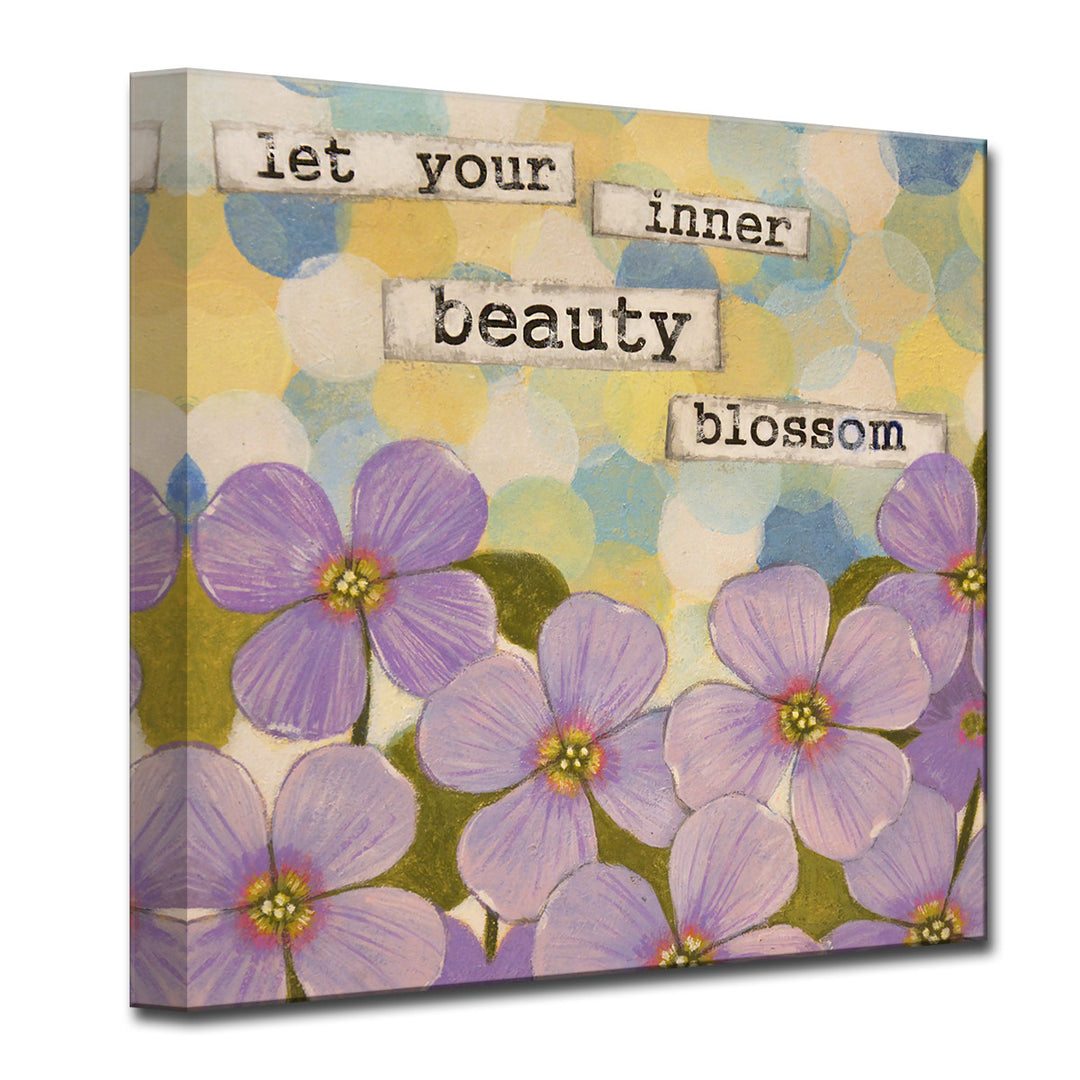 'Affirmation I' Wrapped Canvas Wall Art