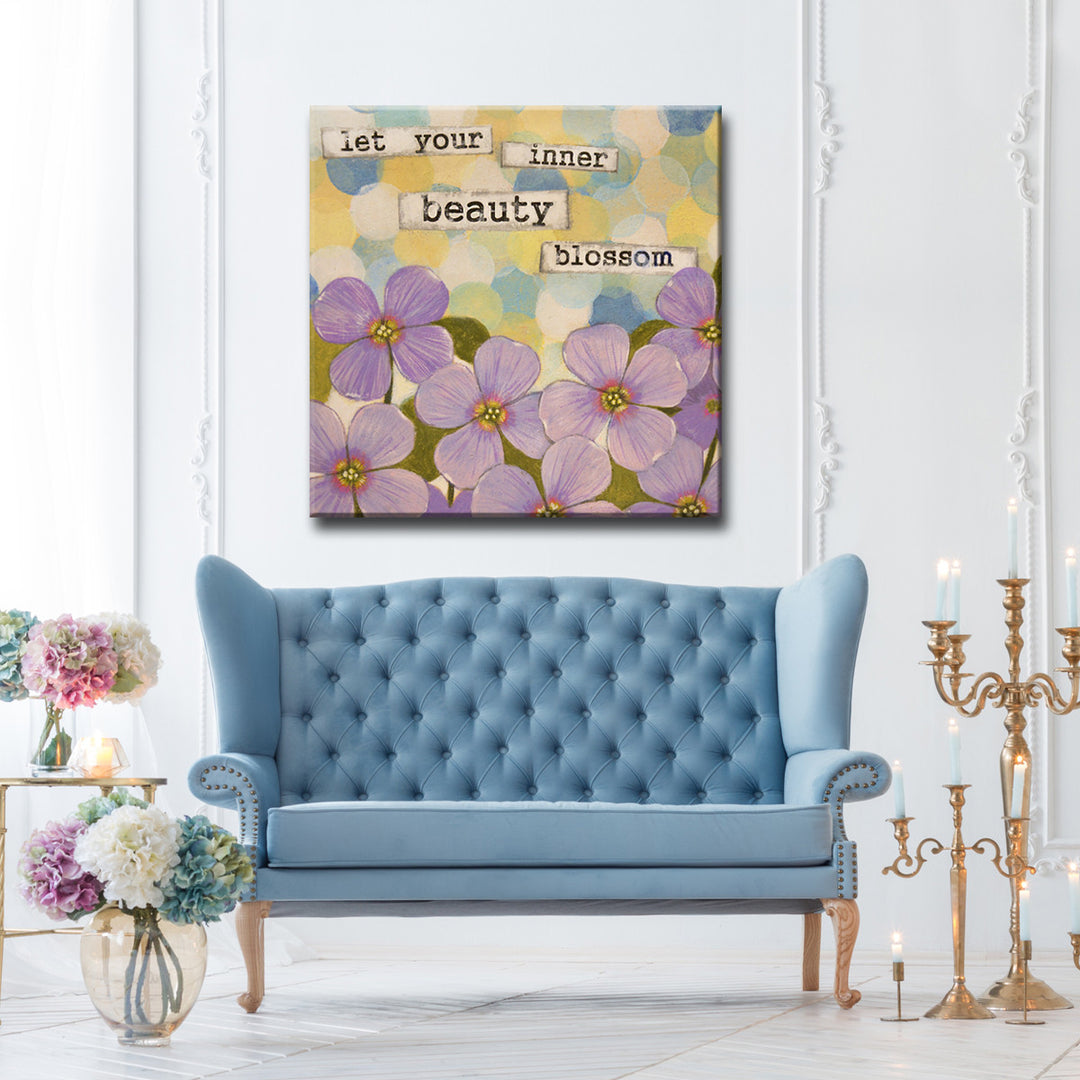 'Affirmation I' Wrapped Canvas Wall Art