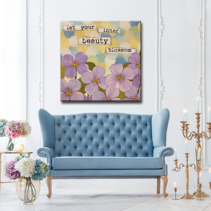 'Affirmation I' Wrapped Canvas Wall Art