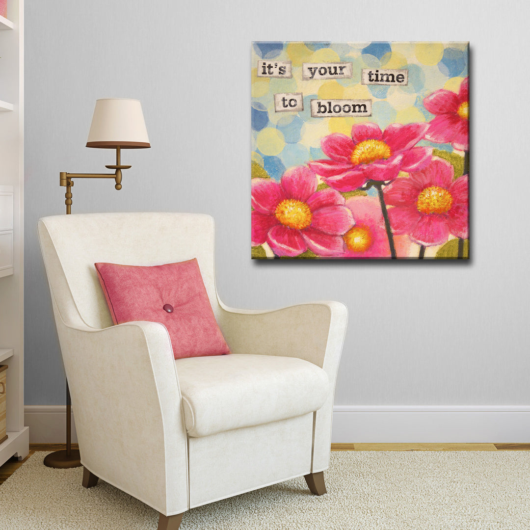 'Affirmation II' Wrapped Canvas Wall Art