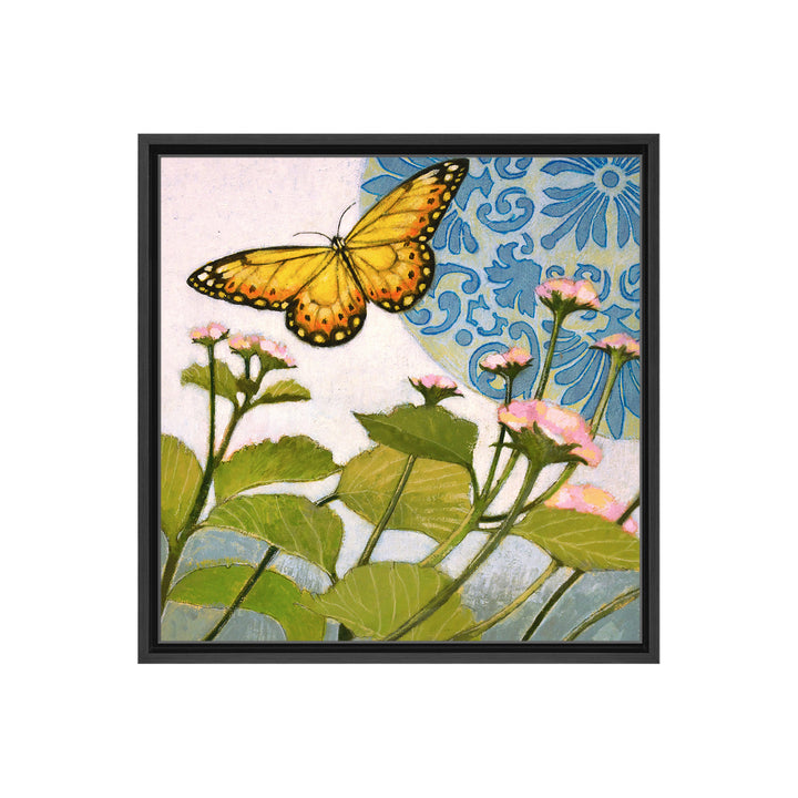 Flitter II Framed Canvas Wall Art
