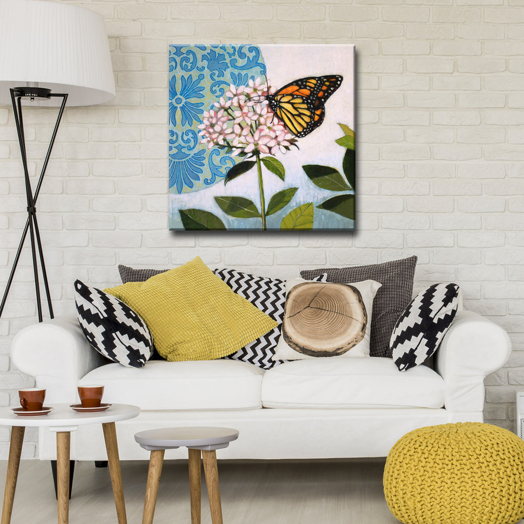 'Flitter I' Wrapped Canvas Wall Art