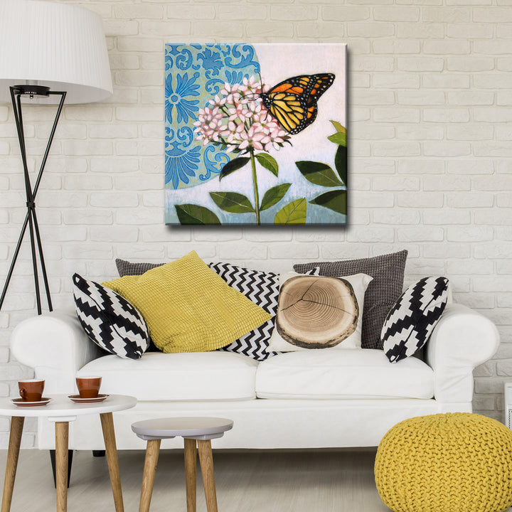 'Flitter I' Wrapped Canvas Wall Art