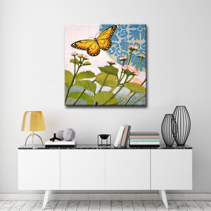 'Flitter II' Wrapped Canvas Wall Art