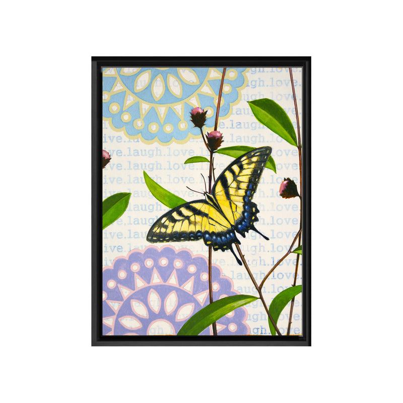 In the Meadow I Framed Canvas Wall Art