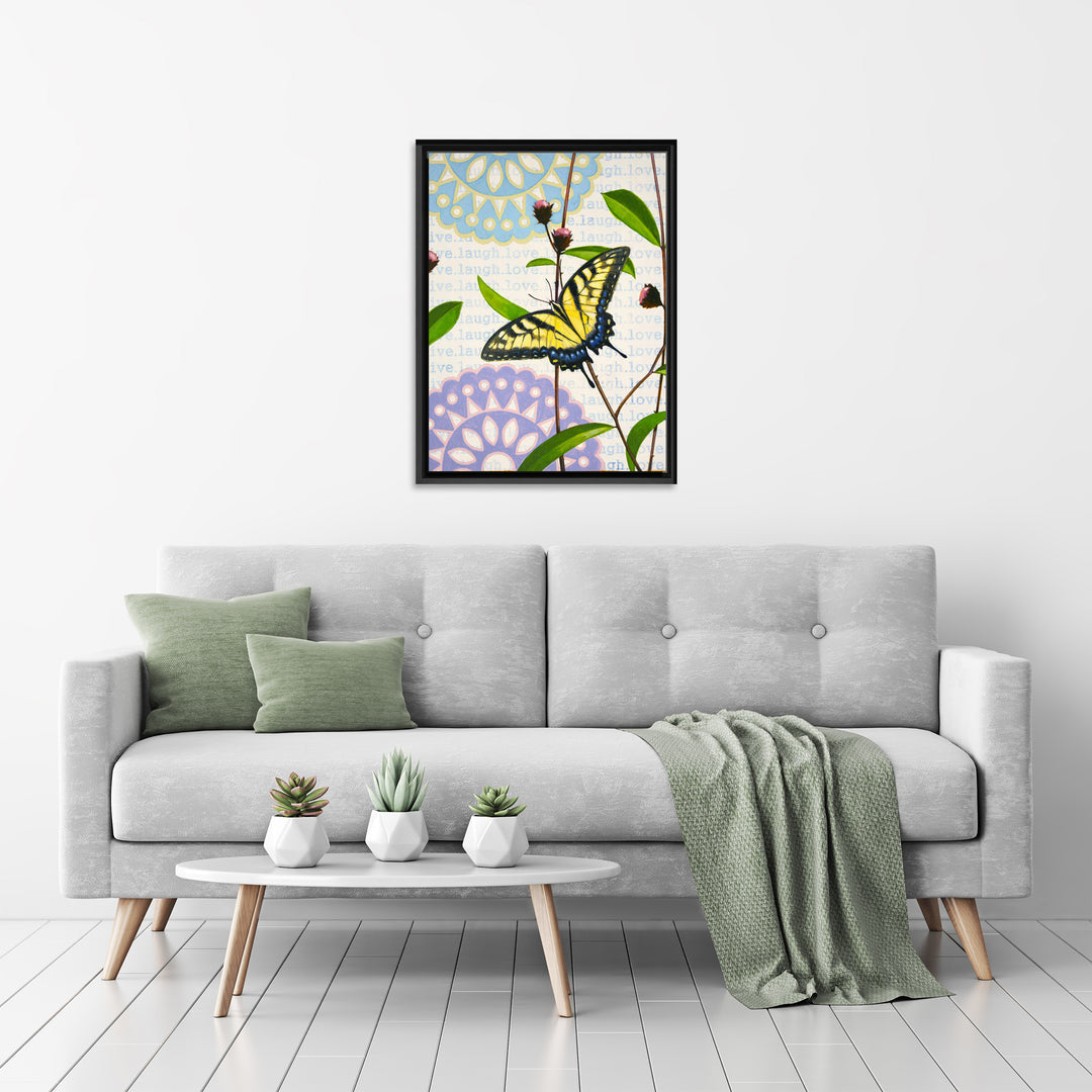 In the Meadow I Framed Canvas Wall Art