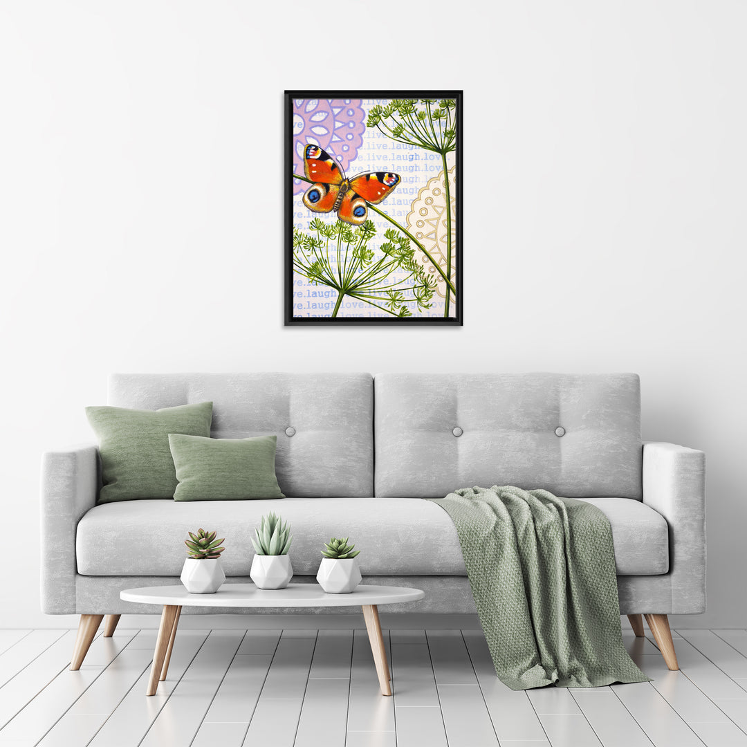 In the Meadow II Framed Canvas Wall Art