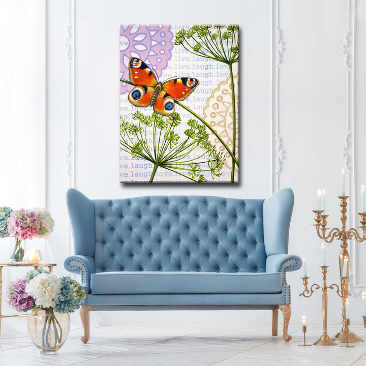 'In the Meadow II' Wrapped Canvas Wall Art
