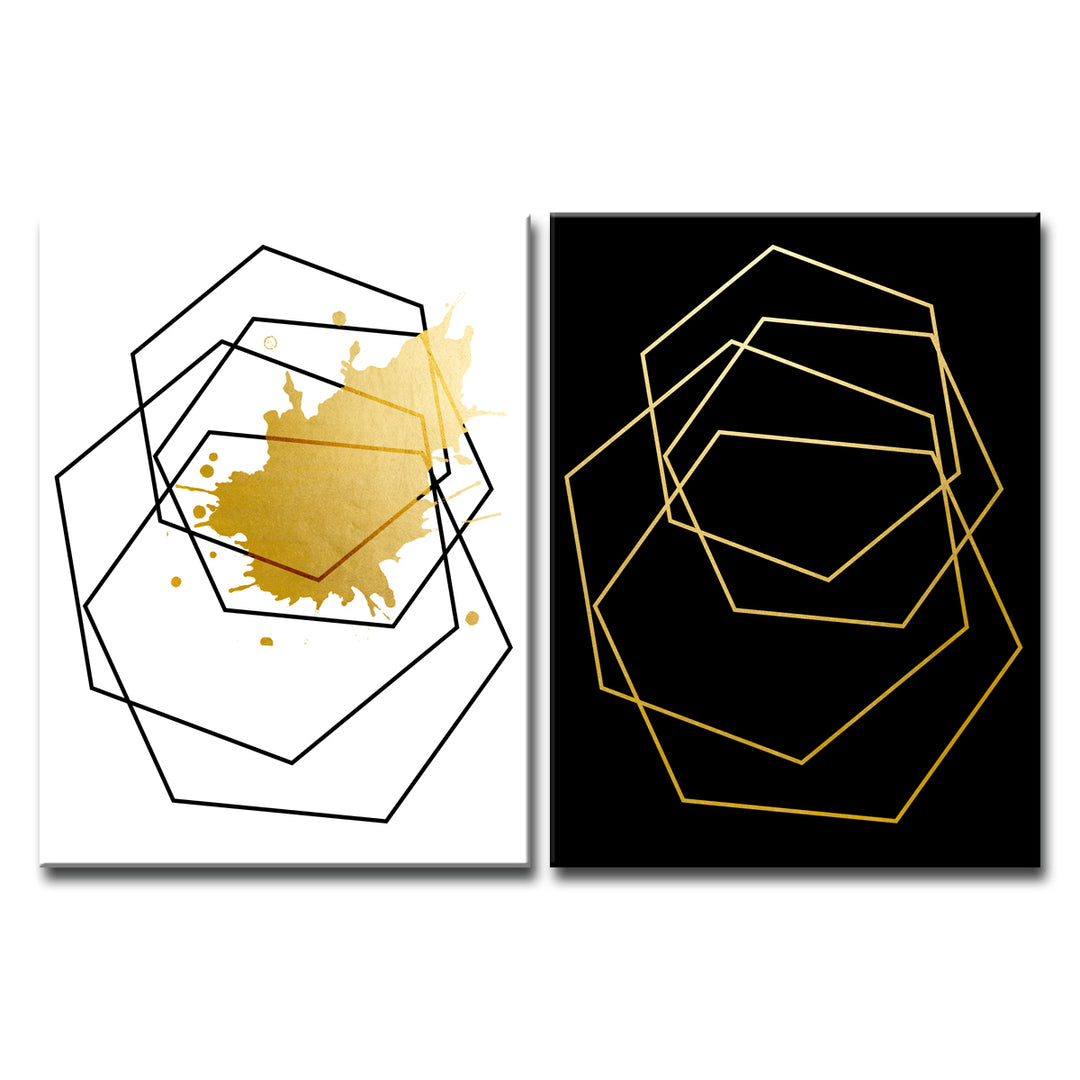 'Gilt Mod III/IIIB' 2 Piece  Wall Art