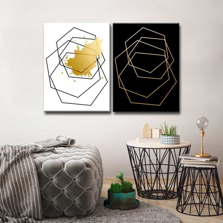'Gilt Mod III/IIIB' 2 Piece  Wall Art