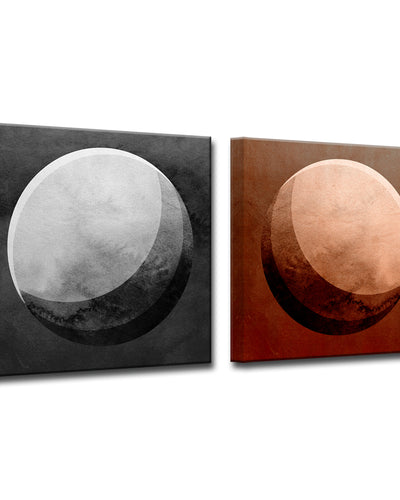 'Phases I/II' 2 Piece  Wall Art